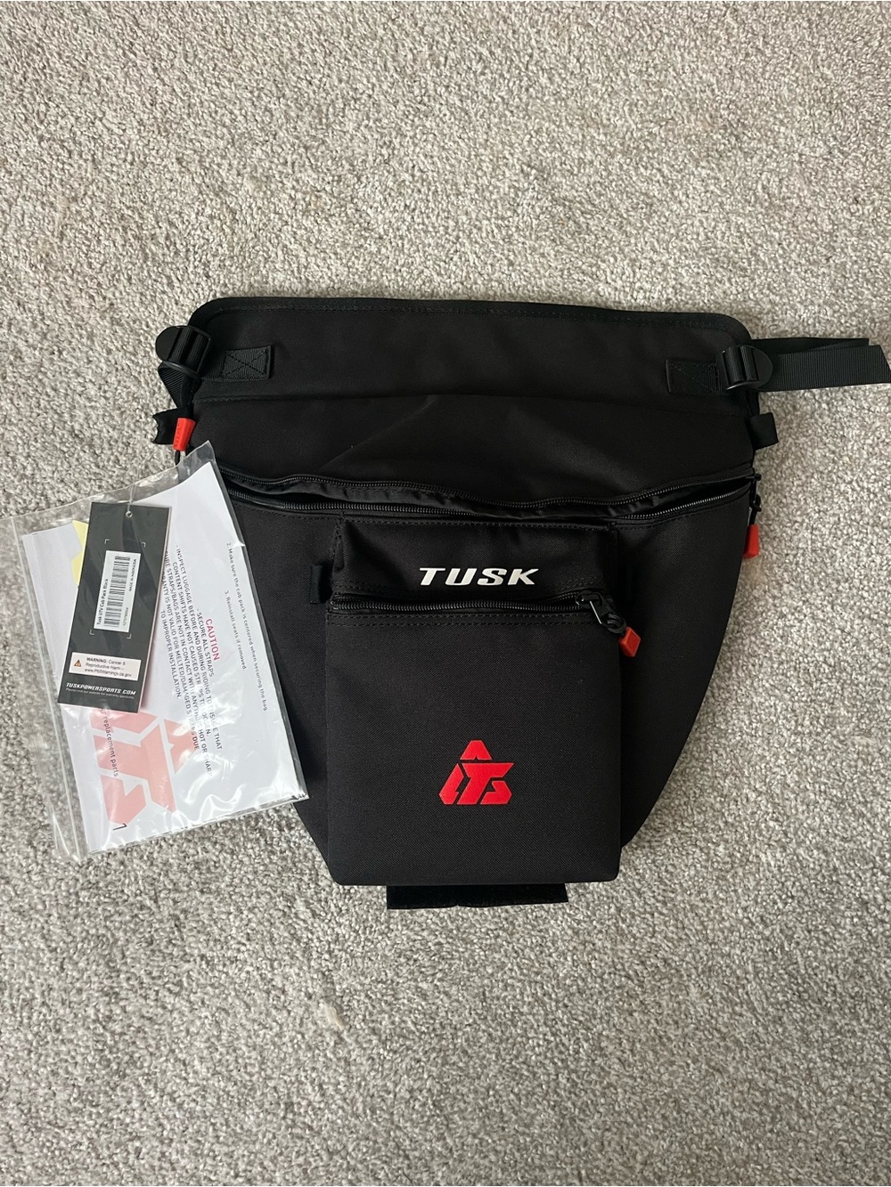 Tusk UTV Cab Pack Storage Bag, Black, New With Tags